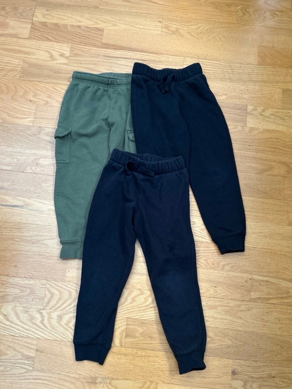 jumping beans Black and Olive Kids Jogger Set